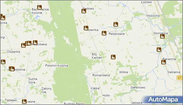 mapa Bity Kamień, Bity Kamień na mapie Targeo