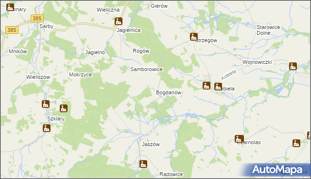 mapa Bogdanów gmina Grodków, Bogdanów gmina Grodków na mapie Targeo