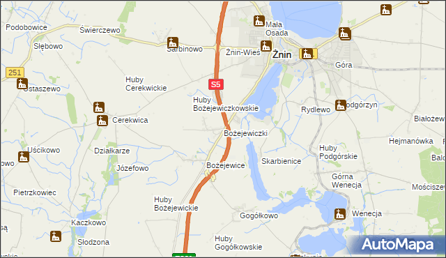 mapa Bożejewiczki, Bożejewiczki na mapie Targeo