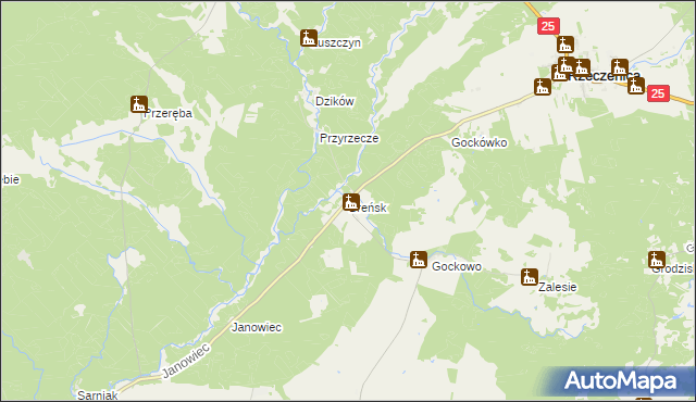mapa Breńsk, Breńsk na mapie Targeo