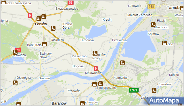 mapa Chodków Nowy, Chodków Nowy na mapie Targeo
