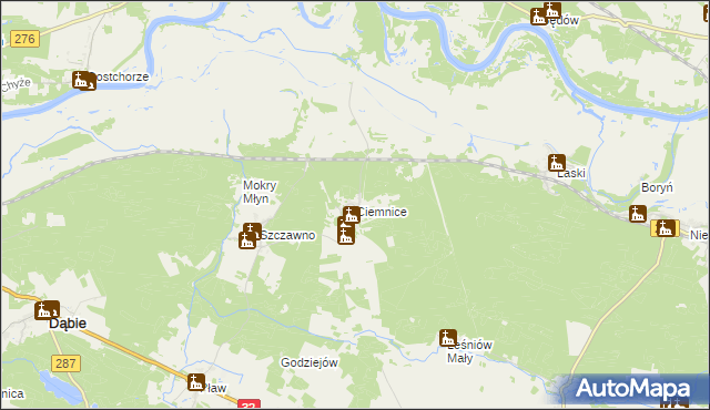 mapa Ciemnice, Ciemnice na mapie Targeo