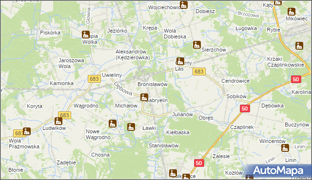 mapa Czachówek, Czachówek na mapie Targeo