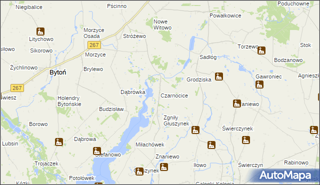 mapa Czarnocice, Czarnocice na mapie Targeo