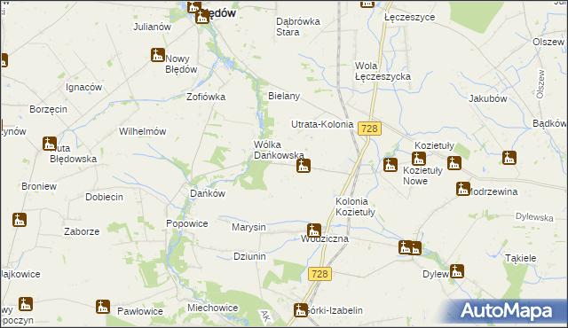 mapa Dalboszek, Dalboszek na mapie Targeo