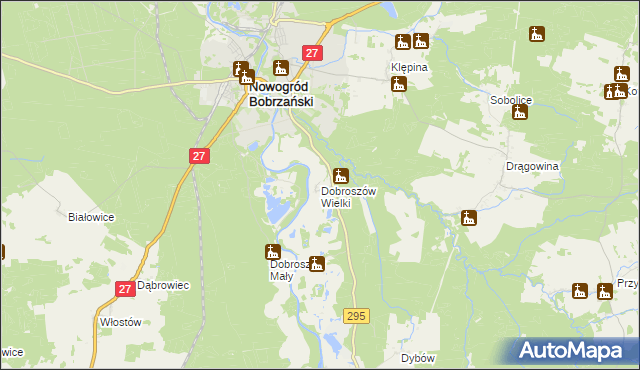 mapa Dobroszów Wielki, Dobroszów Wielki na mapie Targeo