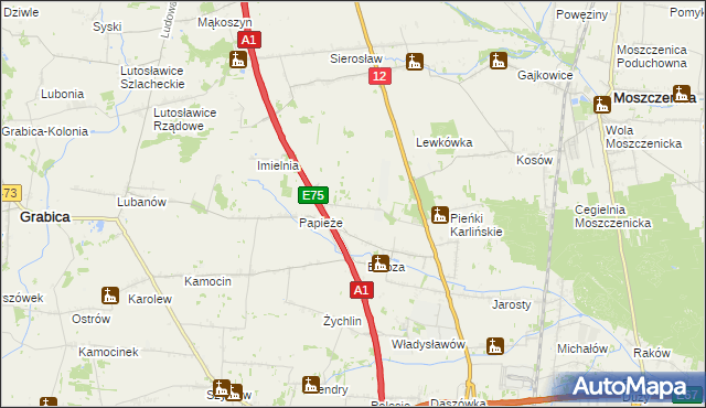 mapa Doły Brzeskie, Doły Brzeskie na mapie Targeo