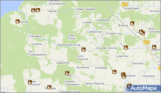 mapa Duży Potok, Duży Potok na mapie Targeo