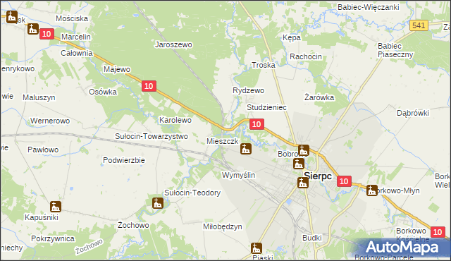 mapa Dwa Młyny, Dwa Młyny na mapie Targeo