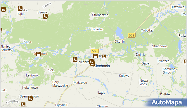 mapa Elgiszewo, Elgiszewo na mapie Targeo