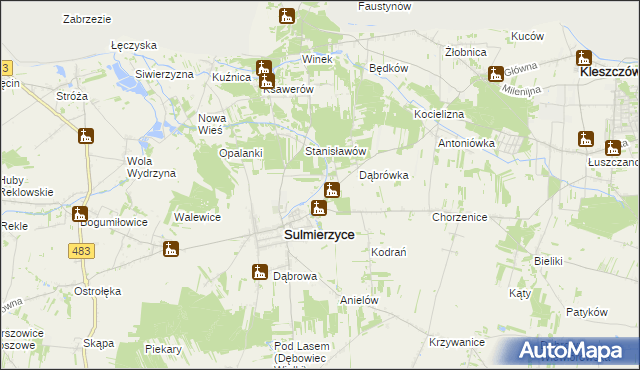mapa Filipowizna, Filipowizna na mapie Targeo