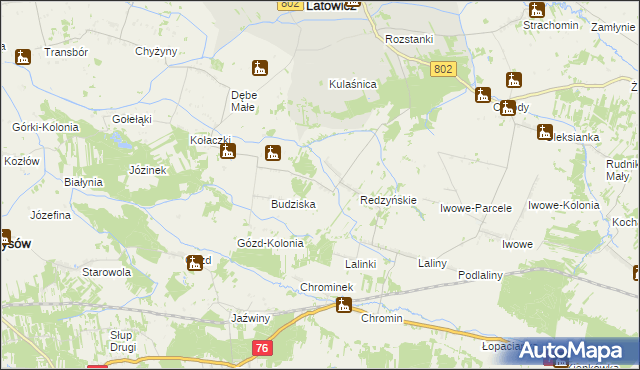 mapa Generałowo, Generałowo na mapie Targeo