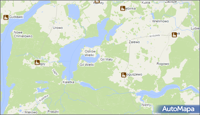 mapa Gil Mały, Gil Mały na mapie Targeo