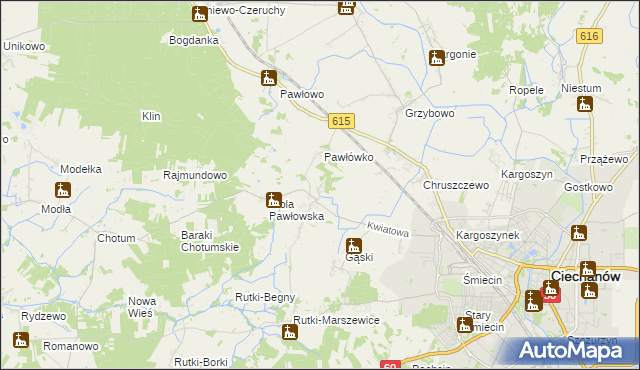 mapa Gorysze, Gorysze na mapie Targeo
