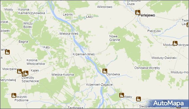 mapa Granne, Granne na mapie Targeo