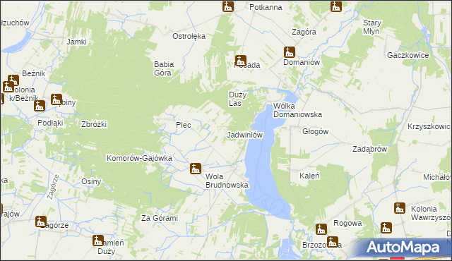 mapa Jadwiniów, Jadwiniów na mapie Targeo