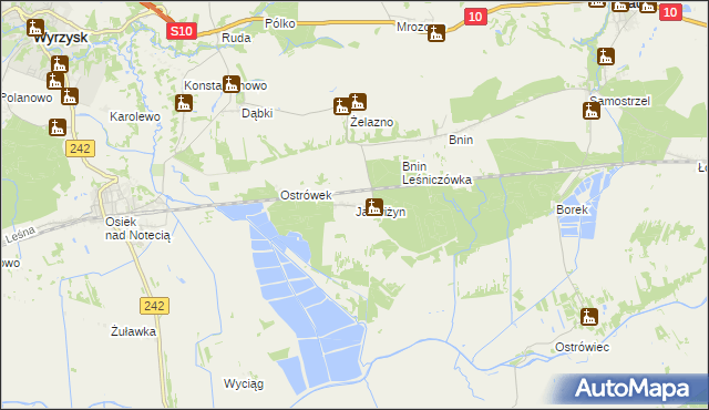 mapa Jadwiżyn gmina Sadki, Jadwiżyn gmina Sadki na mapie Targeo