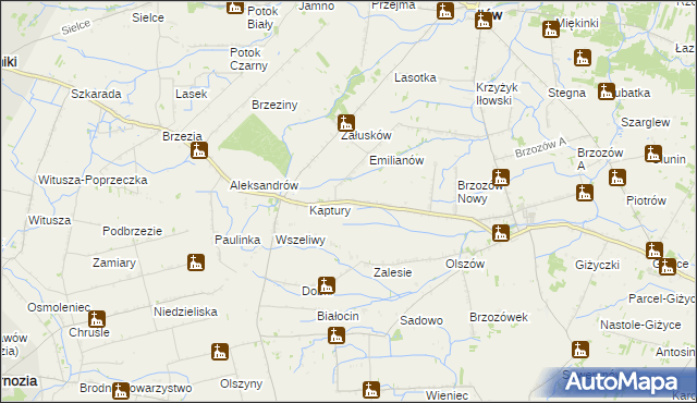 mapa Karłowo gmina Iłów, Karłowo gmina Iłów na mapie Targeo