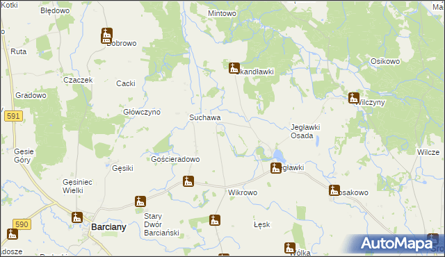 mapa Kolkiejmy, Kolkiejmy na mapie Targeo
