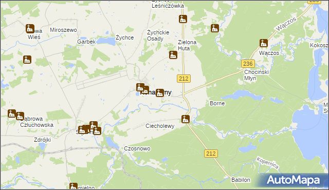 mapa Konarzynki, Konarzynki na mapie Targeo