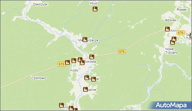mapa Kopna Góra, Kopna Góra na mapie Targeo
