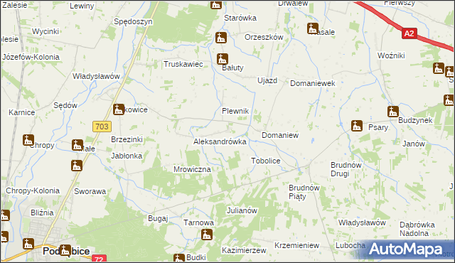 mapa Krasnołany, Krasnołany na mapie Targeo
