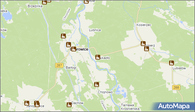 mapa Kukadło, Kukadło na mapie Targeo