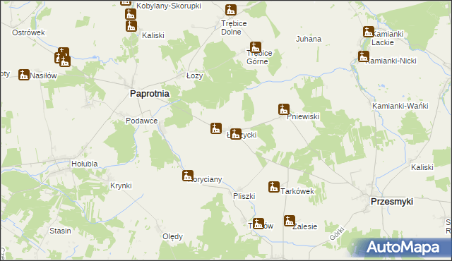 mapa Łęczycki, Łęczycki na mapie Targeo