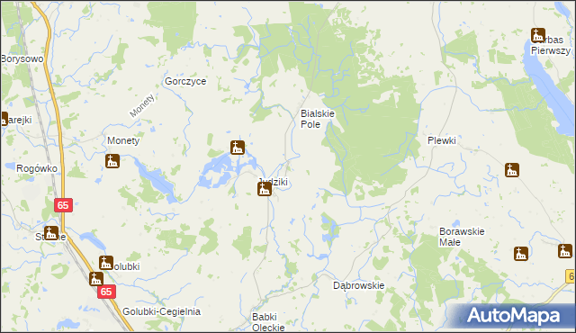 mapa Lenarty, Lenarty na mapie Targeo