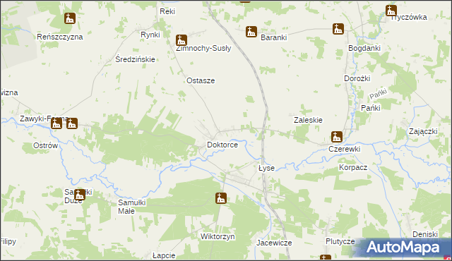 mapa Lesznia, Lesznia na mapie Targeo