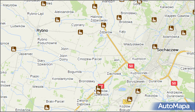 mapa Lubiejew, Lubiejew na mapie Targeo