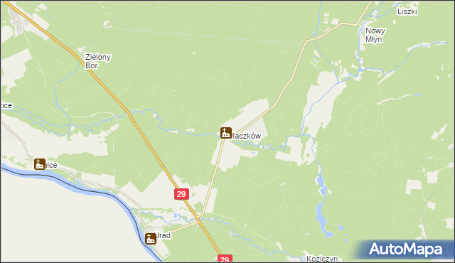 mapa Maczków, Maczków na mapie Targeo