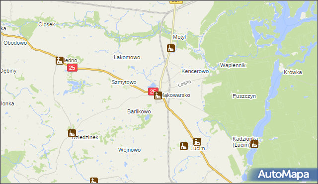 mapa Mąkowarsko, Mąkowarsko na mapie Targeo