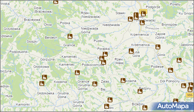 mapa Mała, Mała na mapie Targeo