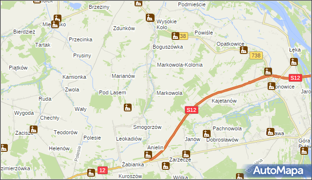 mapa Markowola, Markowola na mapie Targeo