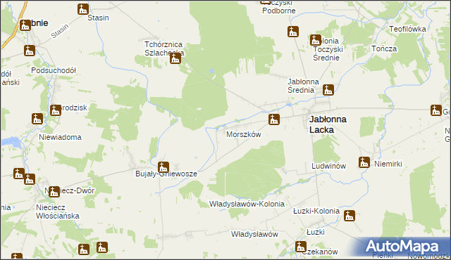 mapa Morszków, Morszków na mapie Targeo