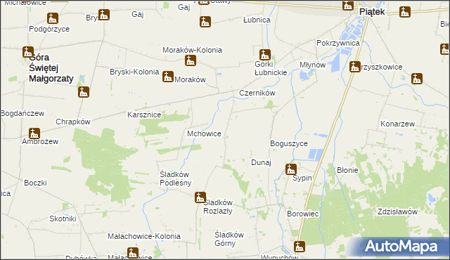 mapa Mysłówka, Mysłówka na mapie Targeo
