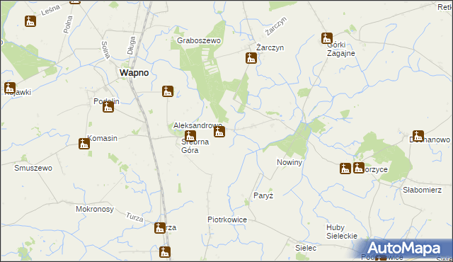 mapa Nadborowo, Nadborowo na mapie Targeo