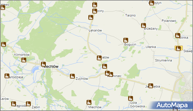 mapa Naratów, Naratów na mapie Targeo