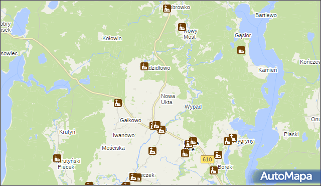 mapa Nowa Ukta, Nowa Ukta na mapie Targeo