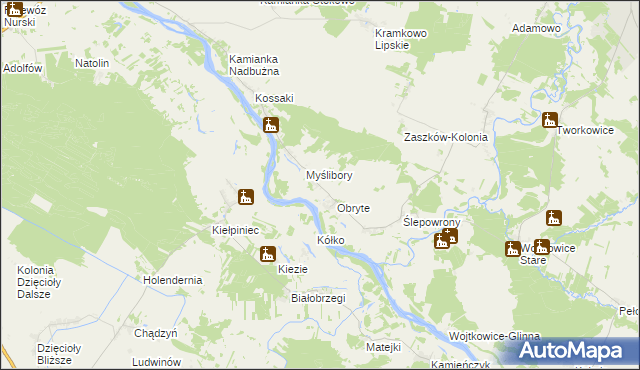 mapa Ołowskie, Ołowskie na mapie Targeo
