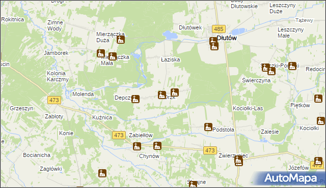 mapa Orzk, Orzk na mapie Targeo