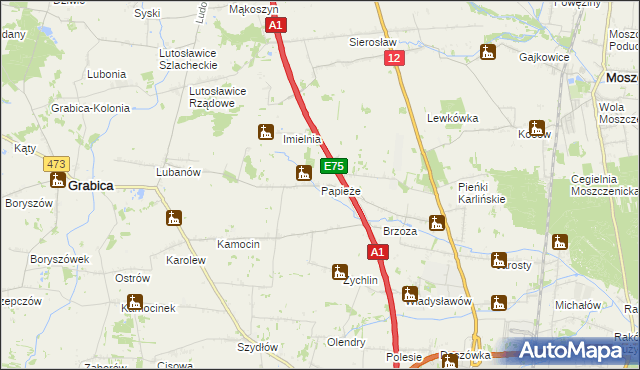 mapa Papieże, Papieże na mapie Targeo