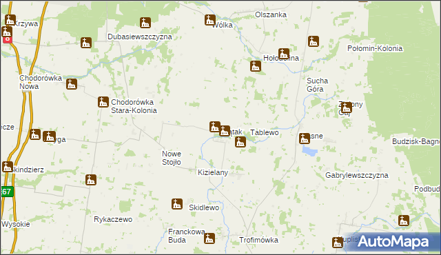 mapa Piątak, Piątak na mapie Targeo