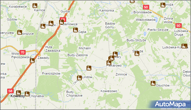mapa Podlindowo, Podlindowo na mapie Targeo