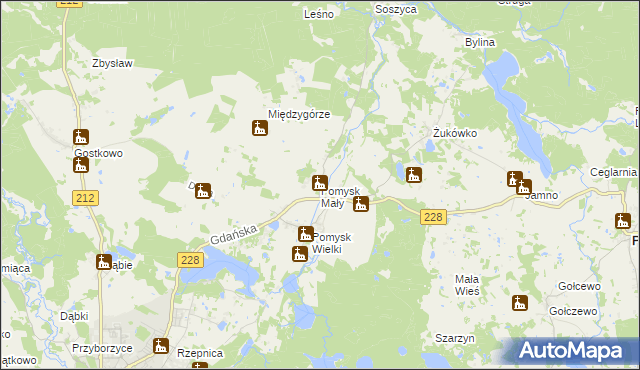 mapa Pomysk Mały, Pomysk Mały na mapie Targeo