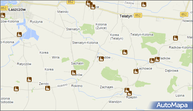 mapa Posadów, Posadów na mapie Targeo