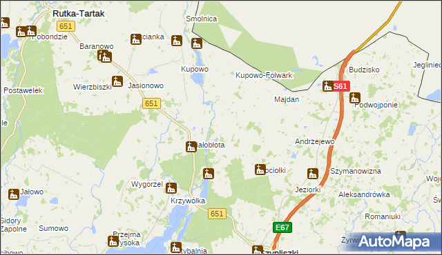 mapa Postawelek, Postawelek na mapie Targeo