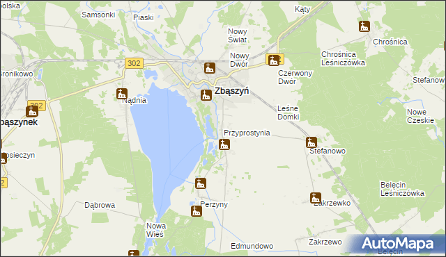 mapa Przyprostynia, Przyprostynia na mapie Targeo