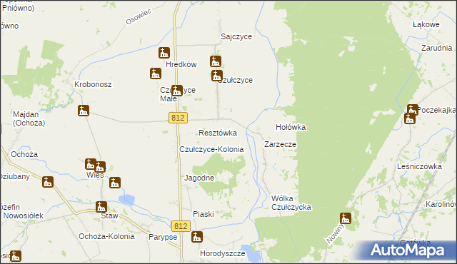 mapa Przysiółek, Przysiółek na mapie Targeo